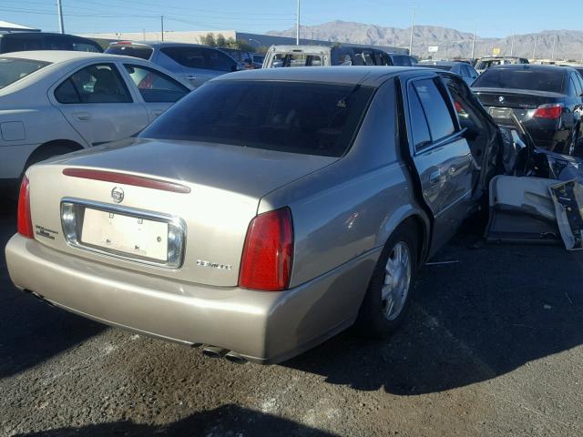 1G6KD54Y63U102106 - 2003 CADILLAC DEVILLE GOLD photo 4