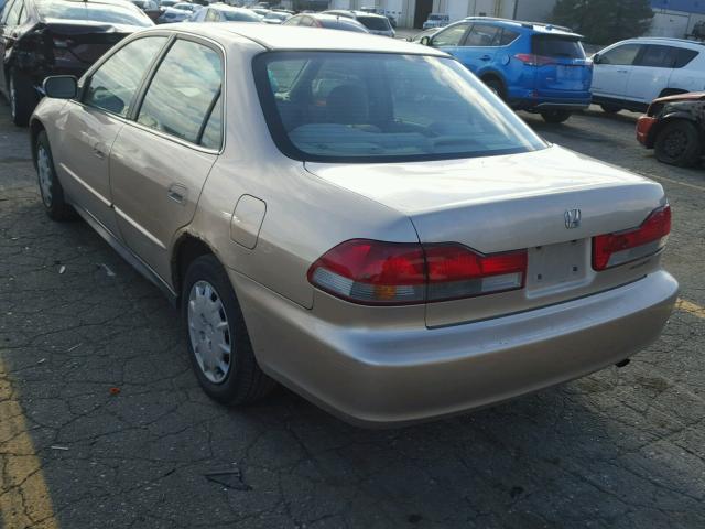 1HGCG56451A127176 - 2001 HONDA ACCORD LX GOLD photo 3