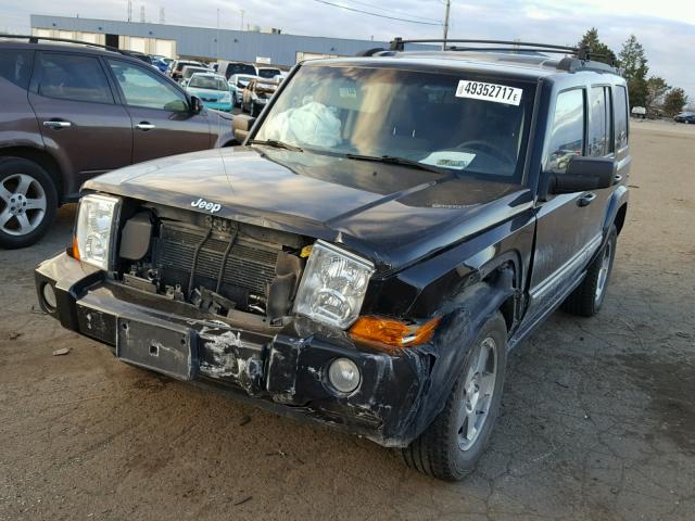 1J4RG4GK9AC101601 - 2010 JEEP COMMANDER BLACK photo 2