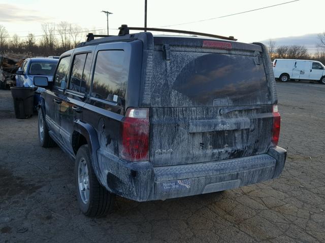 1J4RG4GK9AC101601 - 2010 JEEP COMMANDER BLACK photo 3