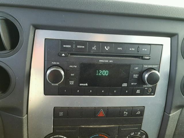 1J4RG4GK9AC101601 - 2010 JEEP COMMANDER BLACK photo 9