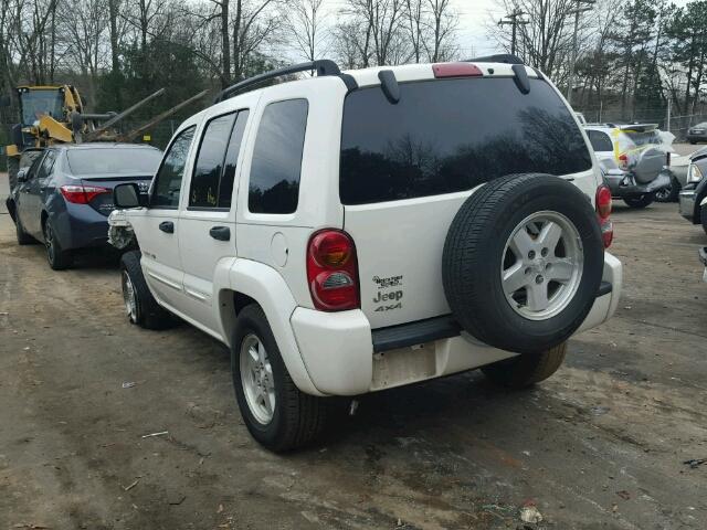 1J4GL58K43W563119 - 2003 JEEP LIBERTY LI WHITE photo 3