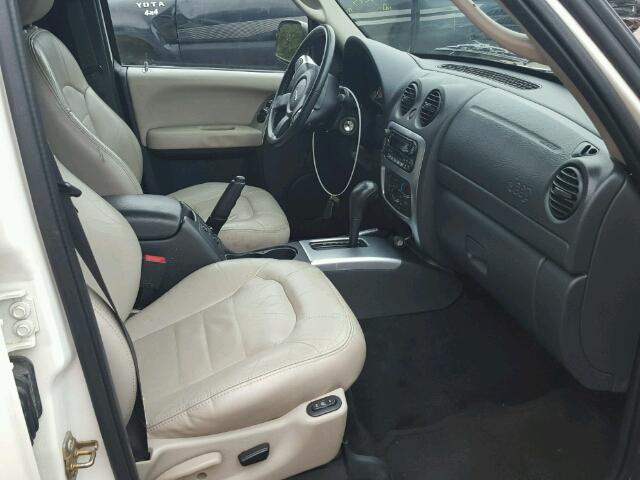 1J4GL58K43W563119 - 2003 JEEP LIBERTY LI WHITE photo 5