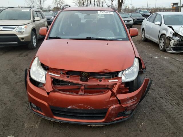 JS2YB5A24A6301336 - 2010 SUZUKI SX4 JX ORANGE photo 9