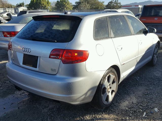 WAUKD78P46A081642 - 2006 AUDI A3 S-LINE SILVER photo 4