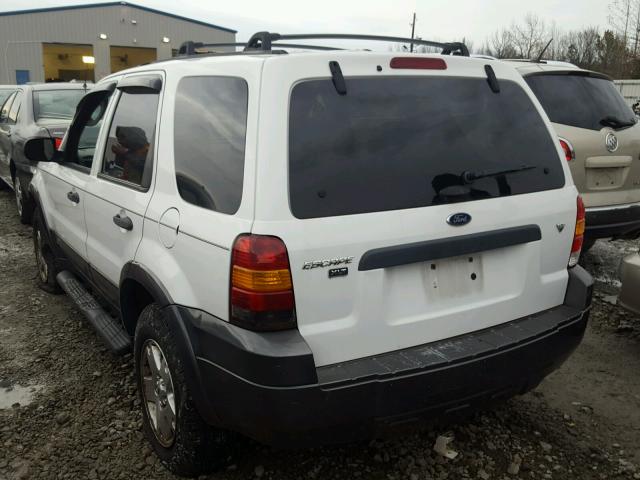 1FMYU93176KC65619 - 2006 FORD ESCAPE XLT WHITE photo 3