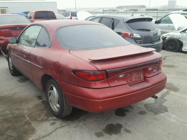 3FAKP1135YR112863 - 2000 FORD ESCORT ZX2 RED photo 3