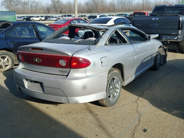 1G1JH12F157130154 - 2005 CHEVROLET CAVALIER L SILVER photo 4