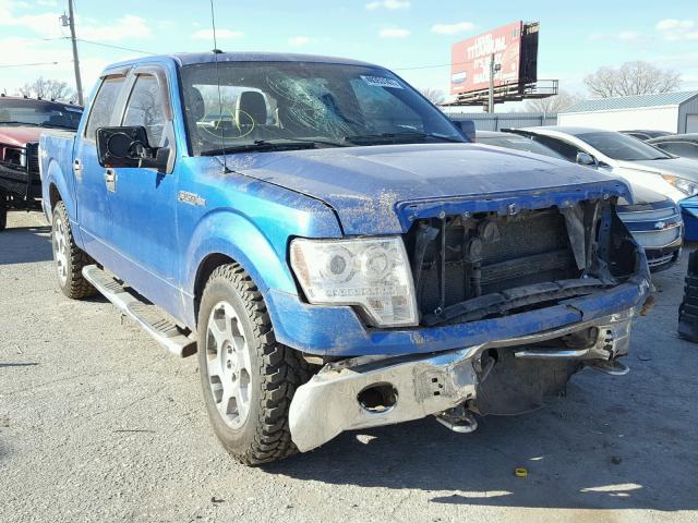 1FTFW1EV0AFC45818 - 2010 FORD F150 SUPER BLUE photo 1