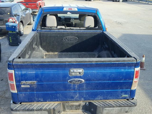 1FTFW1EV0AFC45818 - 2010 FORD F150 SUPER BLUE photo 6