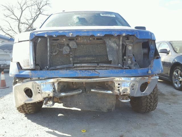 1FTFW1EV0AFC45818 - 2010 FORD F150 SUPER BLUE photo 9