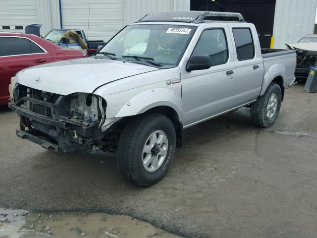 1N6MD27Y94C449904 - 2004 NISSAN FRONTIER C SILVER photo 2