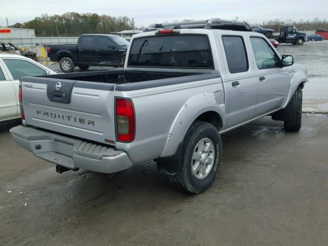 1N6MD27Y94C449904 - 2004 NISSAN FRONTIER C SILVER photo 4