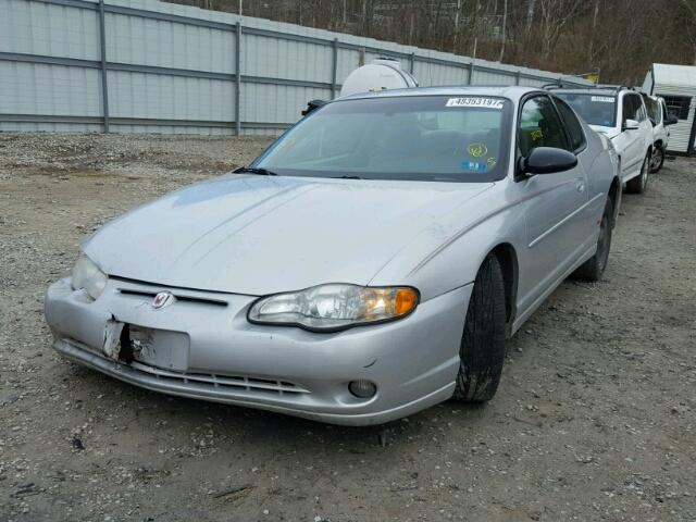 2G1WX12K649111070 - 2004 CHEVROLET MONTE CARL SILVER photo 2