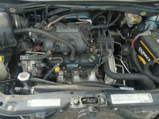 2A4RR2D19AR334198 - 2010 CHRYSLER TOWN & COU BLUE photo 7