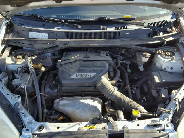 JTEGD20V840002963 - 2004 TOYOTA RAV4 SILVER photo 7