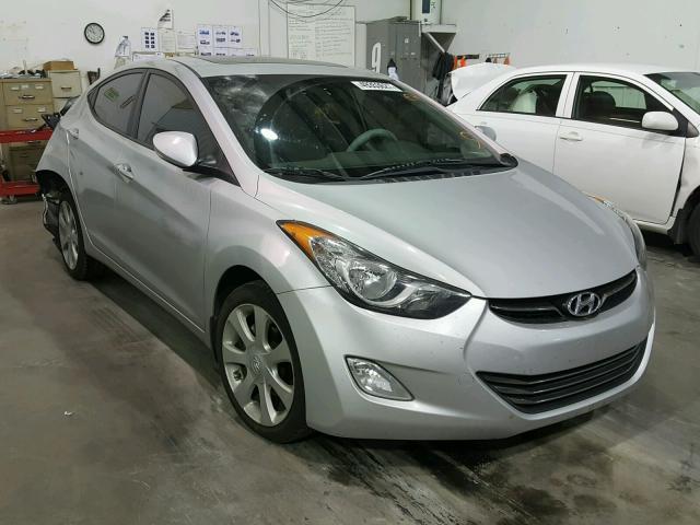 KMHDH4AE6CU352309 - 2012 HYUNDAI ELANTRA GL SILVER photo 1