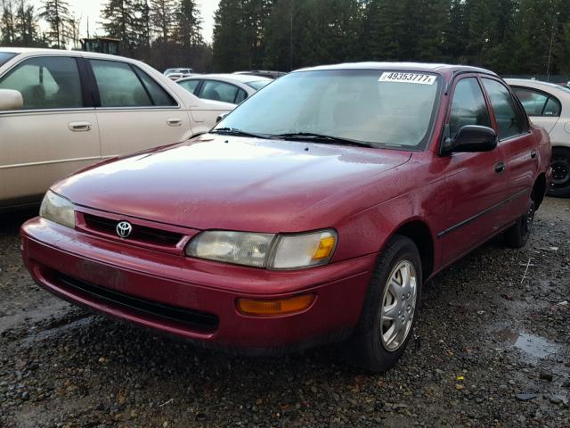 1NXBA02E3VZ539836 - 1997 TOYOTA COROLLA BA RED photo 2