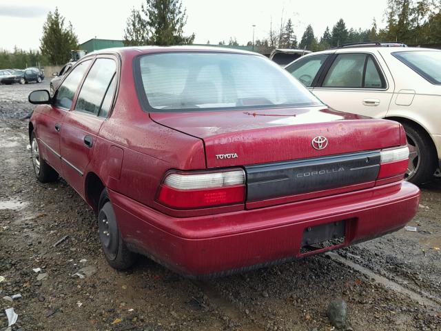 1NXBA02E3VZ539836 - 1997 TOYOTA COROLLA BA RED photo 3