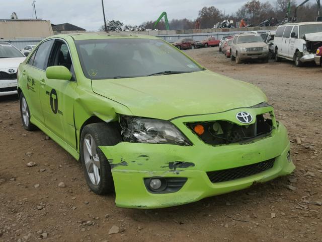 4T1BF3EK6BU149605 - 2011 TOYOTA CAMRY BASE GREEN photo 1