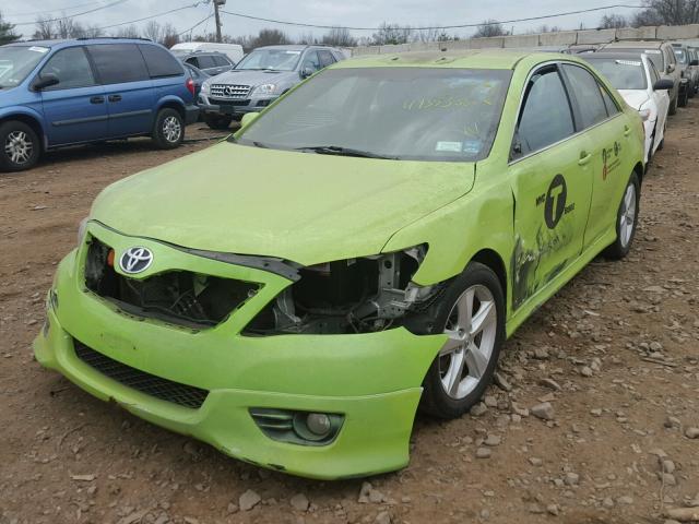 4T1BF3EK6BU149605 - 2011 TOYOTA CAMRY BASE GREEN photo 2