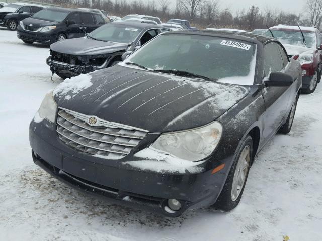 1C3LC55RX8N639546 - 2008 CHRYSLER SEBRING TO BLACK photo 2