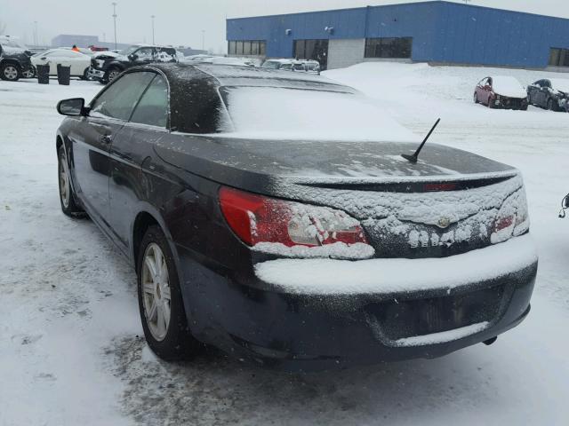 1C3LC55RX8N639546 - 2008 CHRYSLER SEBRING TO BLACK photo 3