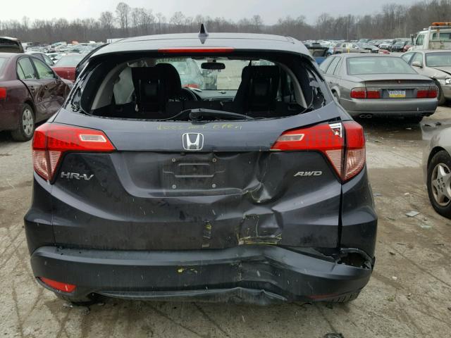 3CZRU6H54GM728341 - 2016 HONDA HR-V EX GRAY photo 10