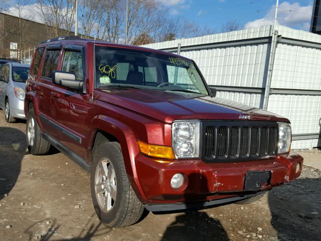 1J8HG48K37C586996 - 2007 JEEP COMMANDER ORANGE photo 1