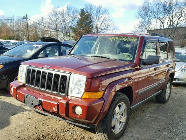 1J8HG48K37C586996 - 2007 JEEP COMMANDER ORANGE photo 2