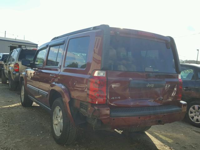 1J8HG48K37C586996 - 2007 JEEP COMMANDER ORANGE photo 3