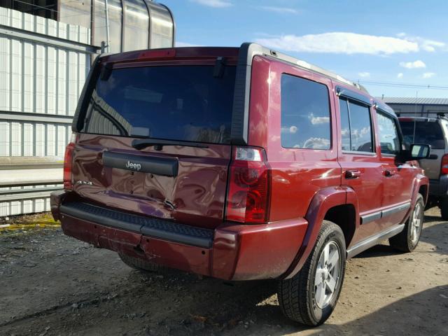 1J8HG48K37C586996 - 2007 JEEP COMMANDER ORANGE photo 4