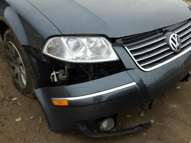 WVWPD63B83P288882 - 2003 VOLKSWAGEN PASSAT GLS GRAY photo 9