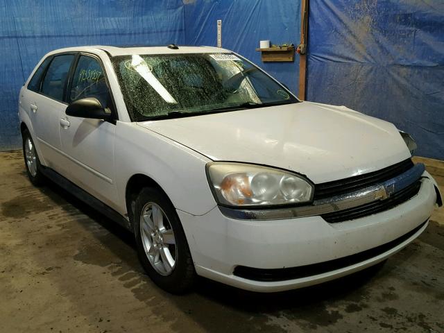 1G1ZT64845F100908 - 2005 CHEVROLET MALIBU MAX WHITE photo 1