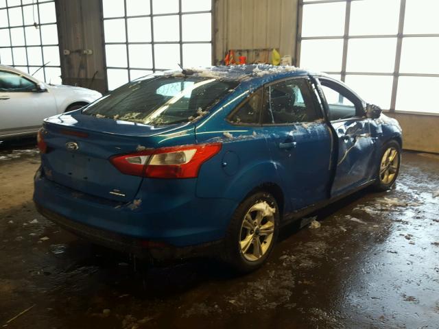 1FADP3F25DL258063 - 2013 FORD FOCUS SE BLUE photo 4