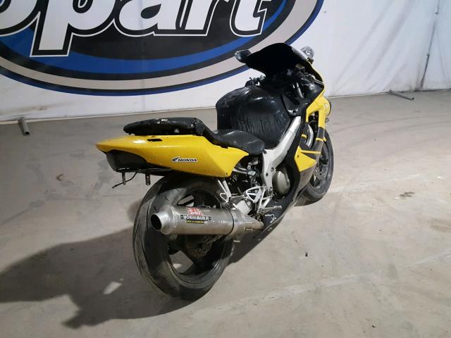 JH2PC352XXM000339 - 1999 HONDA CBR600 F4 YELLOW photo 4