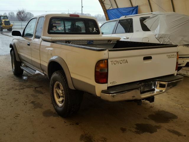 4TASN92N5XZ545426 - 1999 TOYOTA TACOMA XTR WHITE photo 3