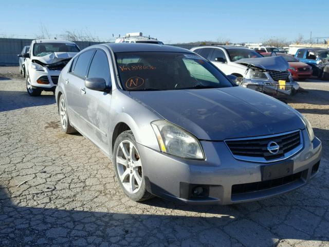 1N4BA41E07C818656 - 2007 NISSAN MAXIMA SE GRAY photo 1