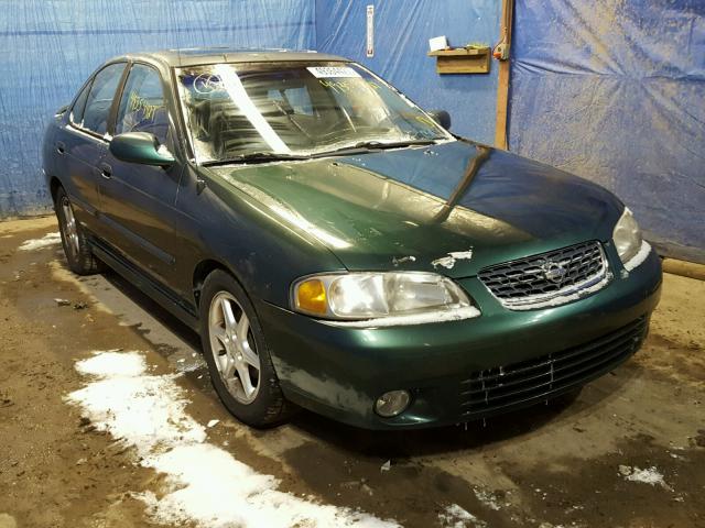 3N1BB51D31L112655 - 2001 NISSAN SENTRA SE GREEN photo 1