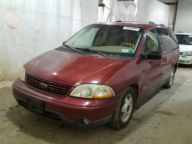 2FMZA57433BA22390 - 2003 FORD WINDSTAR S RED photo 2