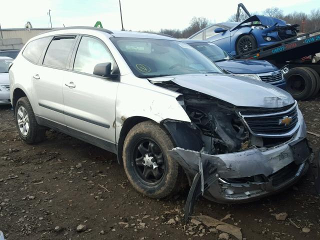 1GNKRFED6DJ214995 - 2013 CHEVROLET TRAVERSE L SILVER photo 1