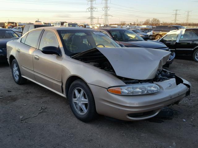 1G3NL52E14C193511 - 2004 OLDSMOBILE ALERO GL GOLD photo 1