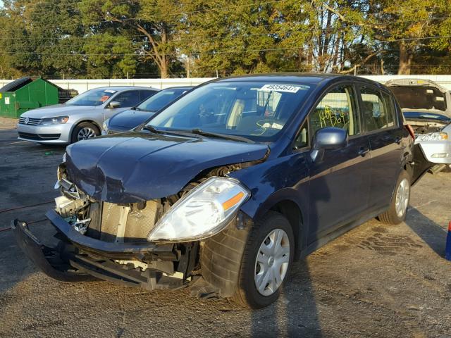 3N1BC1CPXCK259738 - 2012 NISSAN VERSA S BLUE photo 2