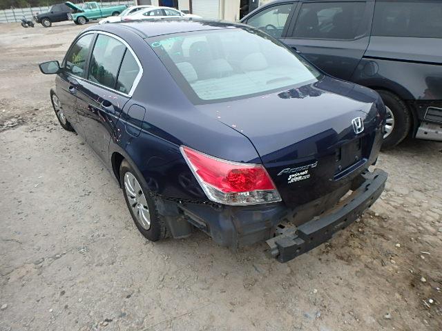 1HGCP2F36AA086787 - 2010 HONDA ACCORD LX BLUE photo 3