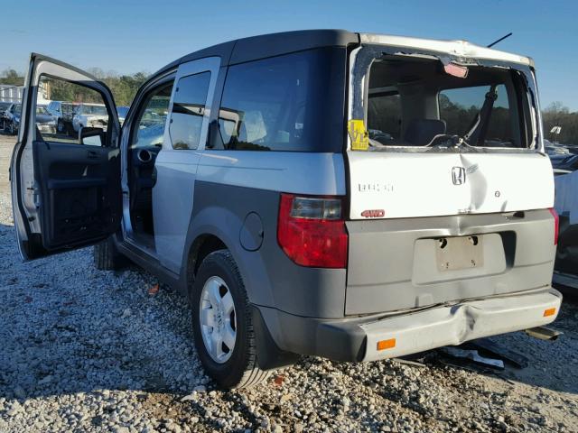 5J6YH28513L017717 - 2003 HONDA ELEMENT EX SILVER photo 3