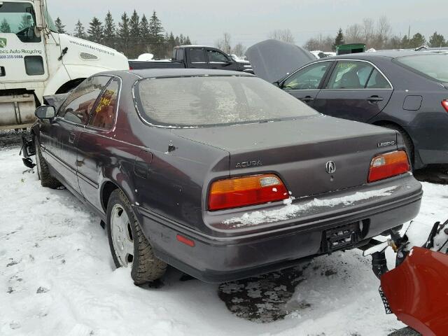 JH4KA8171PC800121 - 1993 ACURA LEGEND LS GRAY photo 3