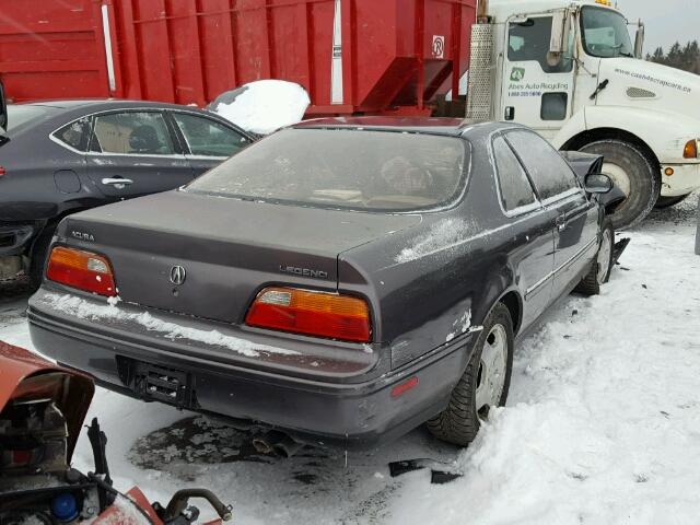 JH4KA8171PC800121 - 1993 ACURA LEGEND LS GRAY photo 4