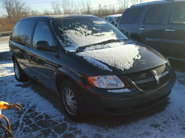 1D4GP45R24B576534 - 2004 DODGE CARAVAN SX BLACK photo 1