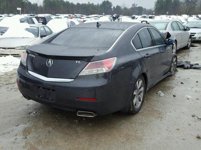 19UUA8F53CA008822 - 2012 ACURA TL GRAY photo 4