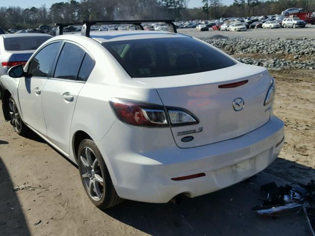 JM1BL1V76D1780940 - 2013 MAZDA 3 I WHITE photo 3